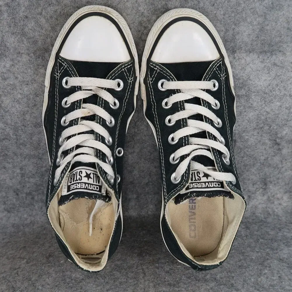 Converse Shoes Womens 7 Sneakers Chuck Taylor All Star Casual Black Canvas Low - Picture 7 of 12